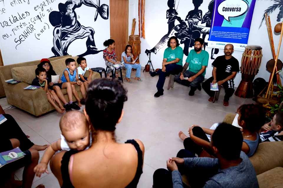 Roda de conversa do Pontão Raízes Amazônicas mobiliza comunidade para debater cidadania