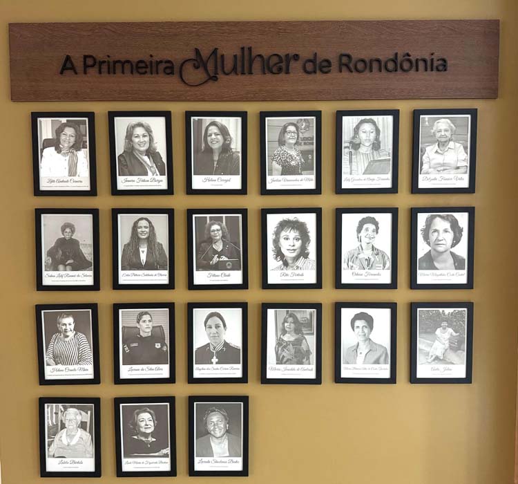 TJRO integra quatro novas homenageadas à galeria A Primeira Mulher de Rondônia, em cerimônia de aposição de fotos nesta quinta-feira, 4