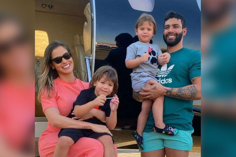 Família de Andressa Suita impede Gusttavo Lima de visitar os filhos, diz jornal