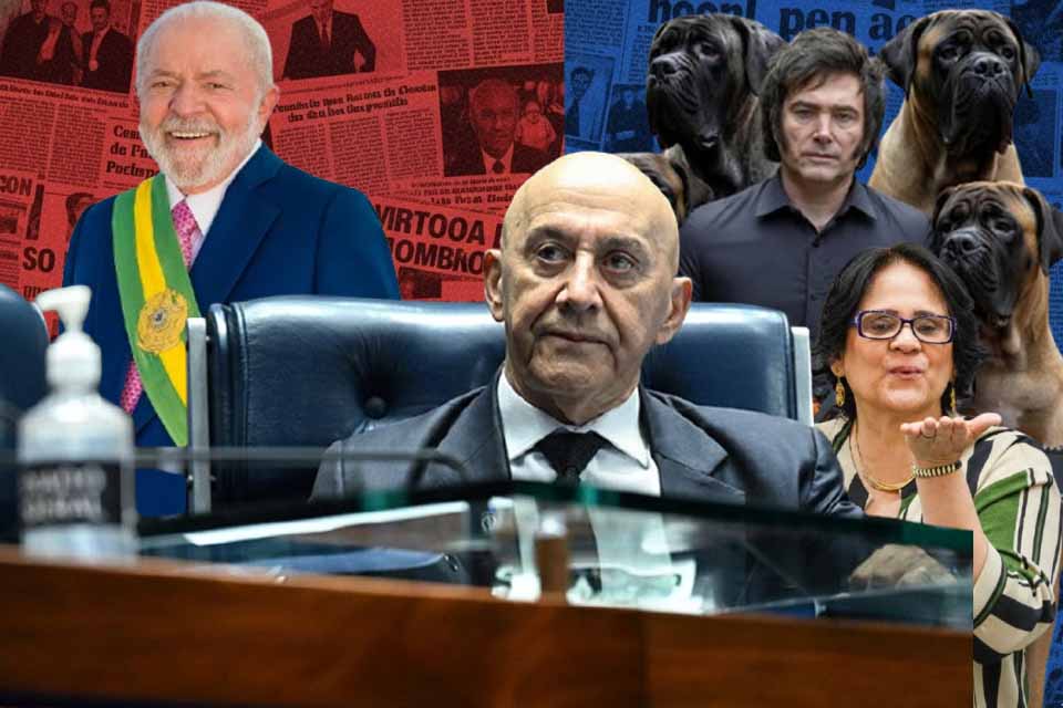 Visando a reeleição, Confúcio continua “amando” Lula, mas faz microacenos à direita ao citar Milei e mostrar Damares o elogiando