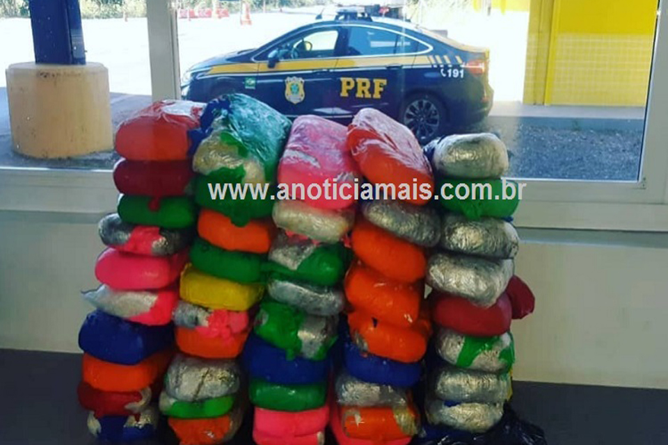   Carreteiro de Machadinho é preso com 51 Kg de pasta base de cocaína no MT