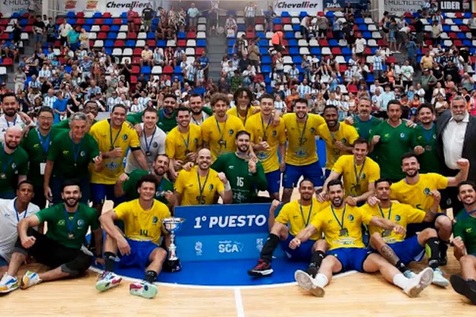 Brasil bate Argentina e conquista o Sul-Centro Americano de Handebol
