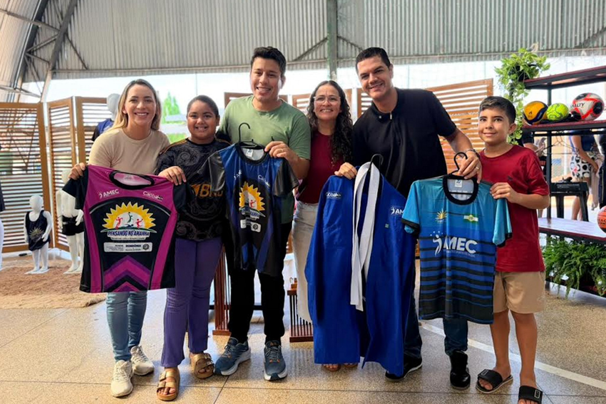 Deputado Cássio Gois investe no esporte e fortalece projeto Pensando no Amanhã que atende mais de 1.500 crianças em Cacoal