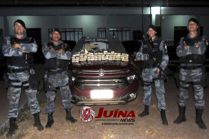 Policia apreende de 50 kg de maconha que vinha para Porto Velho