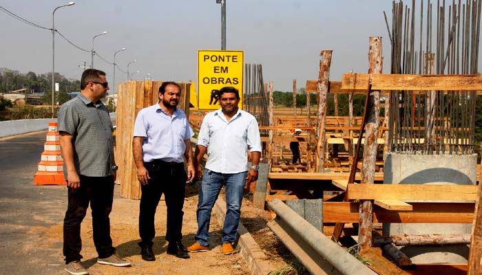 Governo constrói ponte sobre o Rio Urupá em Ji-Paraná com recurso conquistado por Laerte Gomes