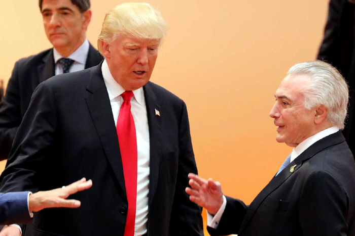 Crise política do Brasil frustra encontro bilateral entre Temer e Trump