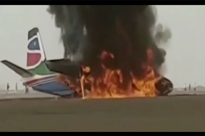 Milagre: passageiros e tripulação sobrevivem à queda de avião no Sudão do Sul