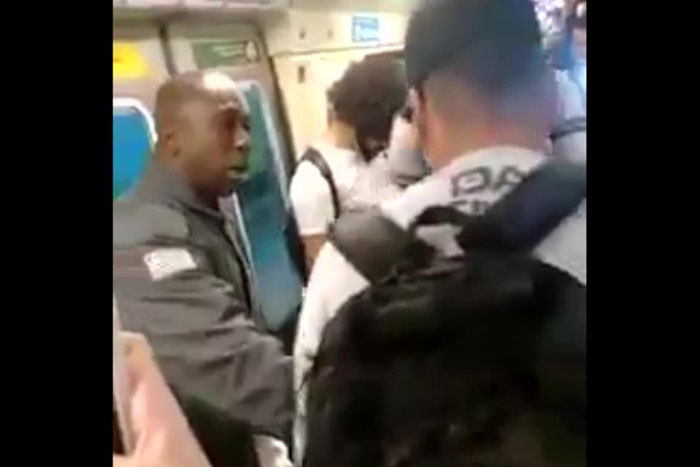 PM entra em batalha de rap no metrô e surpreende passageiros em SP