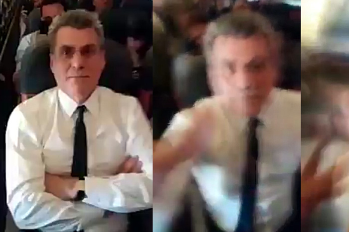 Romero Jucá tenta agredir mulher em Voo