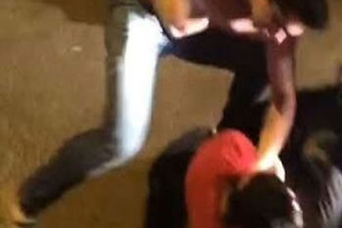 Frentista é agredido no meio da rua por namorado em Porto Velho