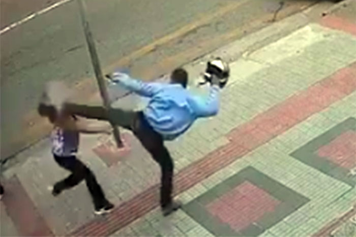 Mulher é agredida com chute no rosto durante assalto em Belo Horizonte