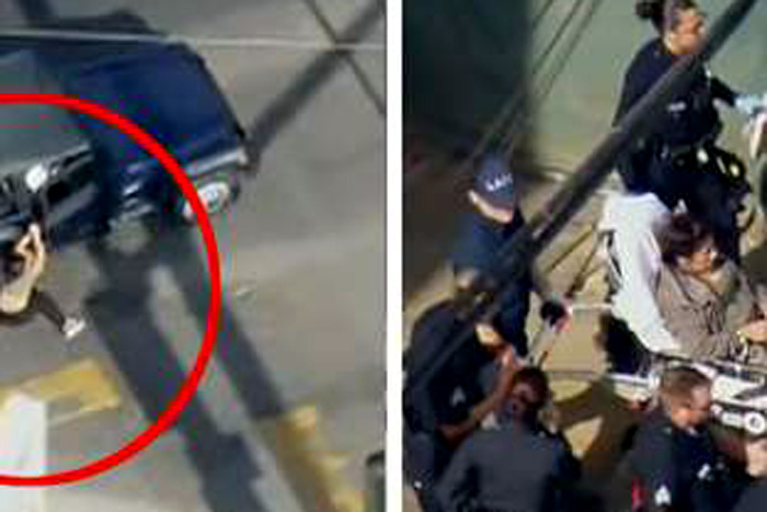 Mulher salta de jipe durante perseguição policial