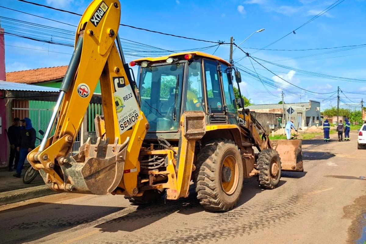 Mais quatro ruas de Porto Velho são contempladas com a Operação tapa buracos 
