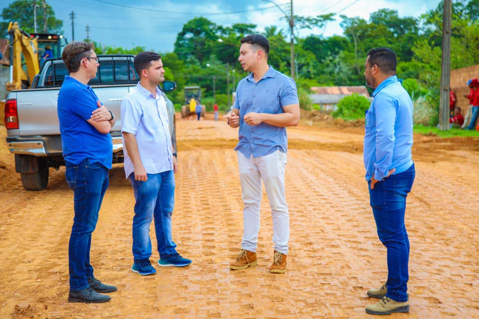 Obras de pavimentação chegam ao setor 07; Rua Hermano Santos é contemplada