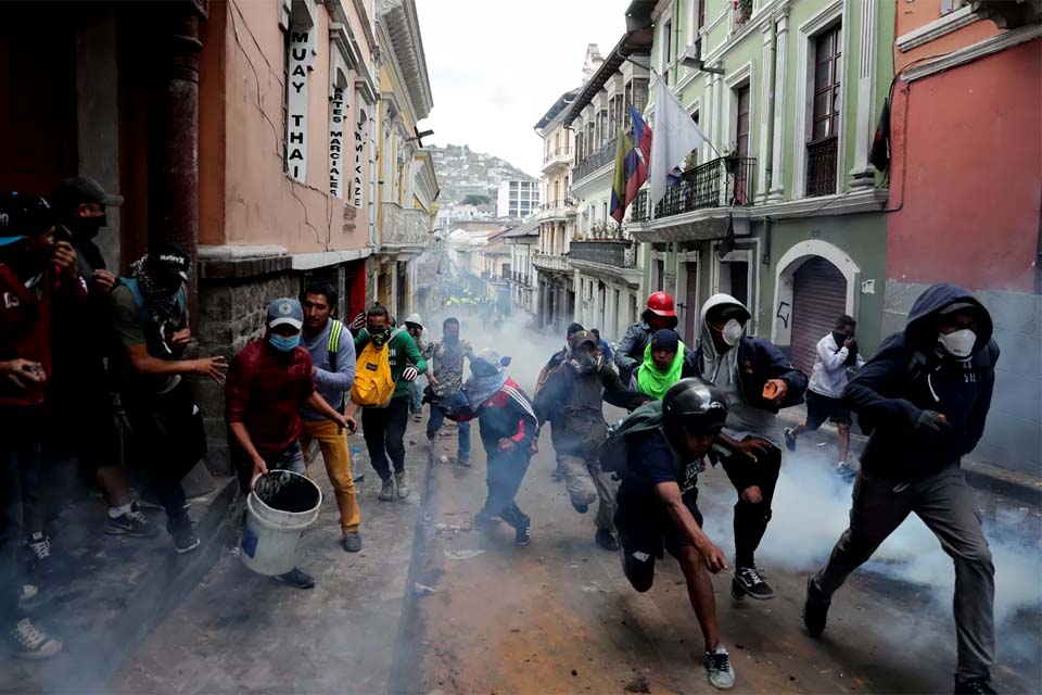 Equador tem diversos focos de protestos em uma semana