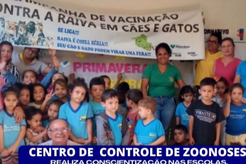 Centro de Controle de Zoonoses realiza conscientização nas escolas