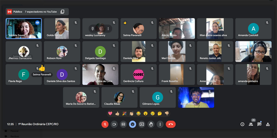 Conselho Estadual de Política Cultural de Rondônia Realiza Primeira Reunião de 2024