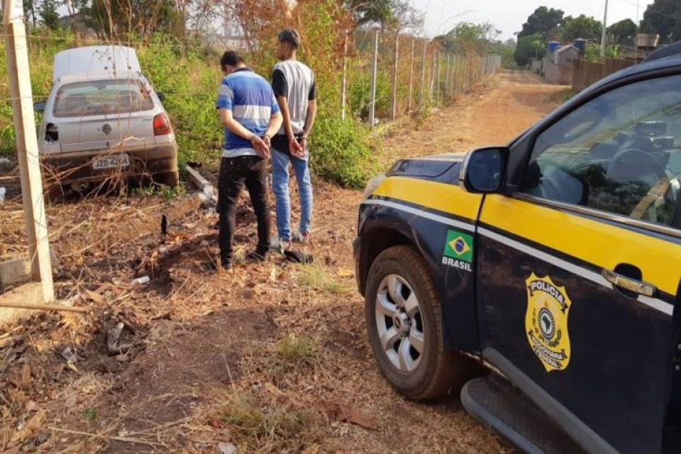 Suspeitos de furto em Pimenta Bueno acabam presos pela PRF em Vilhena
