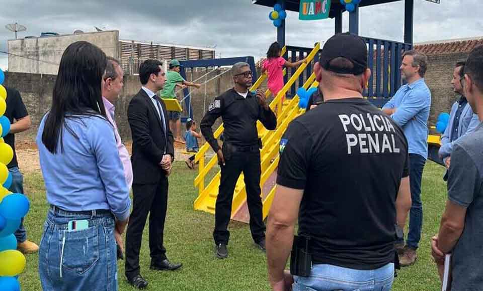 Judiciário inaugura área de lazer em casa de acolhimento de Buritis