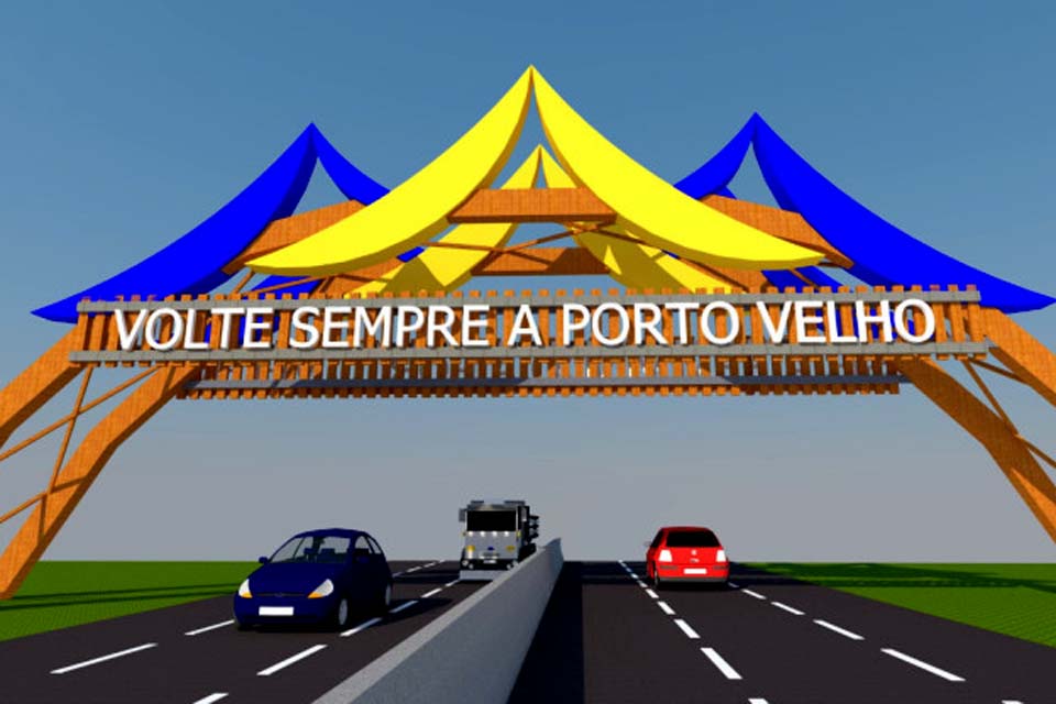 Construção de pórticos nas entradas da cidade será iniciada nos próximos dias