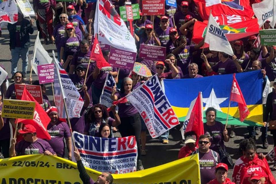 SINTERO: Marcha da Classe Trabalhadora em Brasília: Luta por emprego digno e educação de qualidade