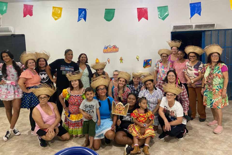 SINTERO Regional Rio Machado promove Saúde em Movimento com aulão junino