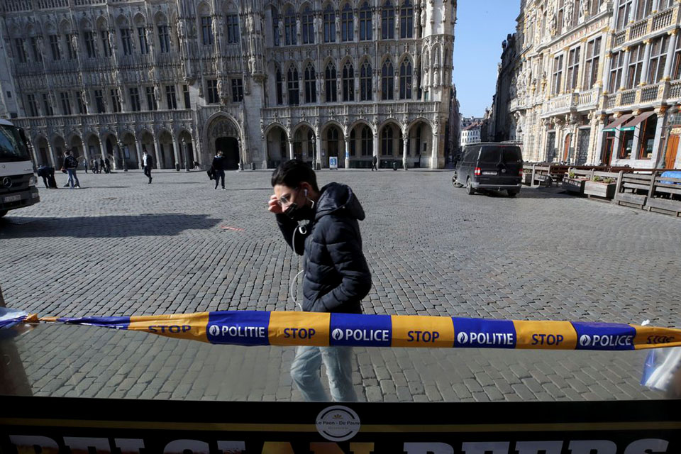 Bélgica fecha fronteiras a viajantes do Brasil, Índia e África do Sul