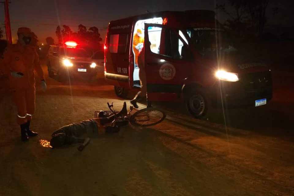  Homem em bicicleta é assassinado com vários tiros na avenida Brasília