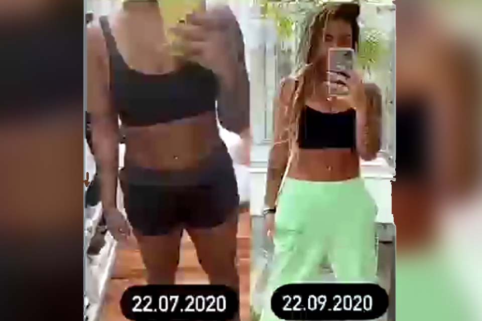 Rafaella Santos perde 10kg e mostra antes e depois do corpo: “Cheguei na meta”