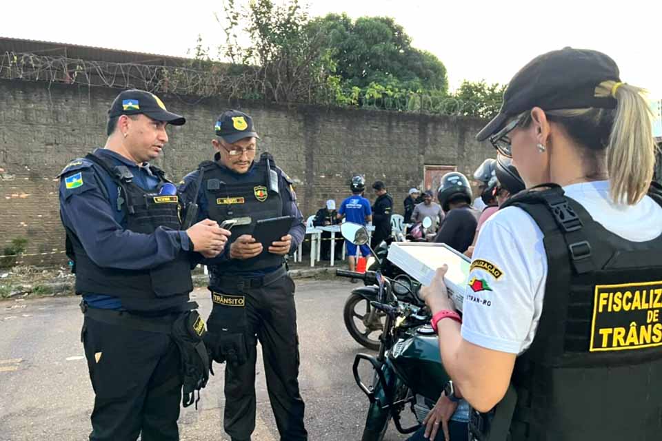 Operação do Detran-RO flagra número recorde de condutores inabilitados em Porto Velho