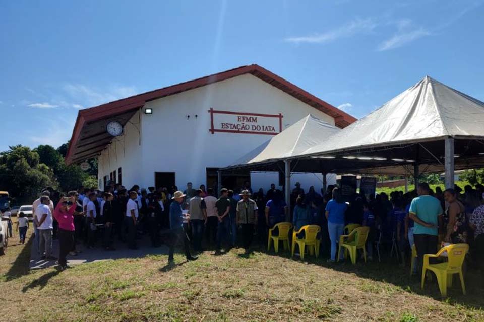Centro de Atendimento ao Turista é inaugurado no prédio da Estação da EFMM, no distrito do Lata