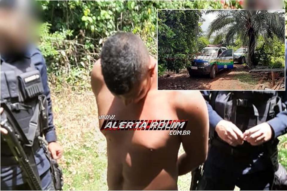 Condenado a 20 anos de prisão por participar de chacina com 5 mortos em Vilhena é preso pela Polícia Militar em Nova Estrela