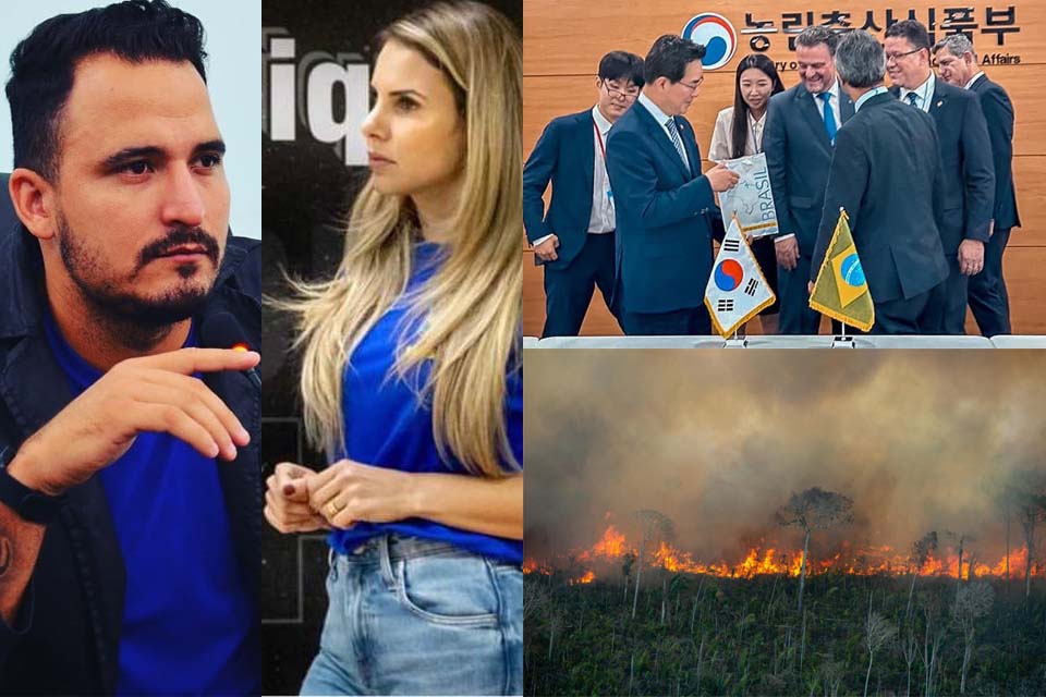 Cassação de Fera: prefeita ofendida resolveu reagir; as pautas de Rondônia na Coreia do Sul; e queimadas criminosas voltam ao estado