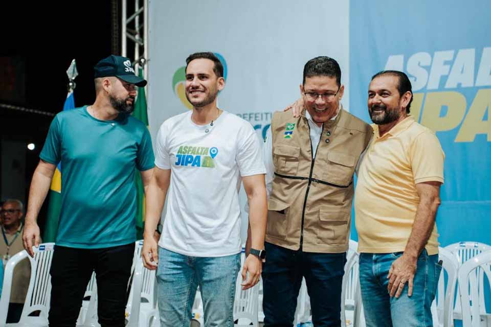 Prefeitura de Ji-Paraná lança o maior programa de asfaltamento da história do município