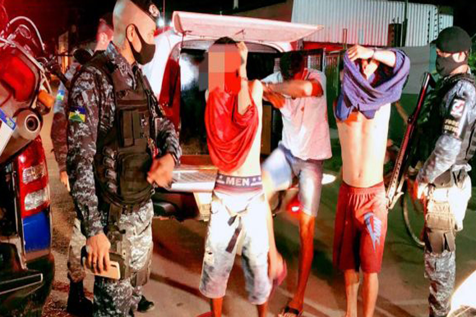  PM recupera três motos roubadas e 5 pessoas são levadas para a central