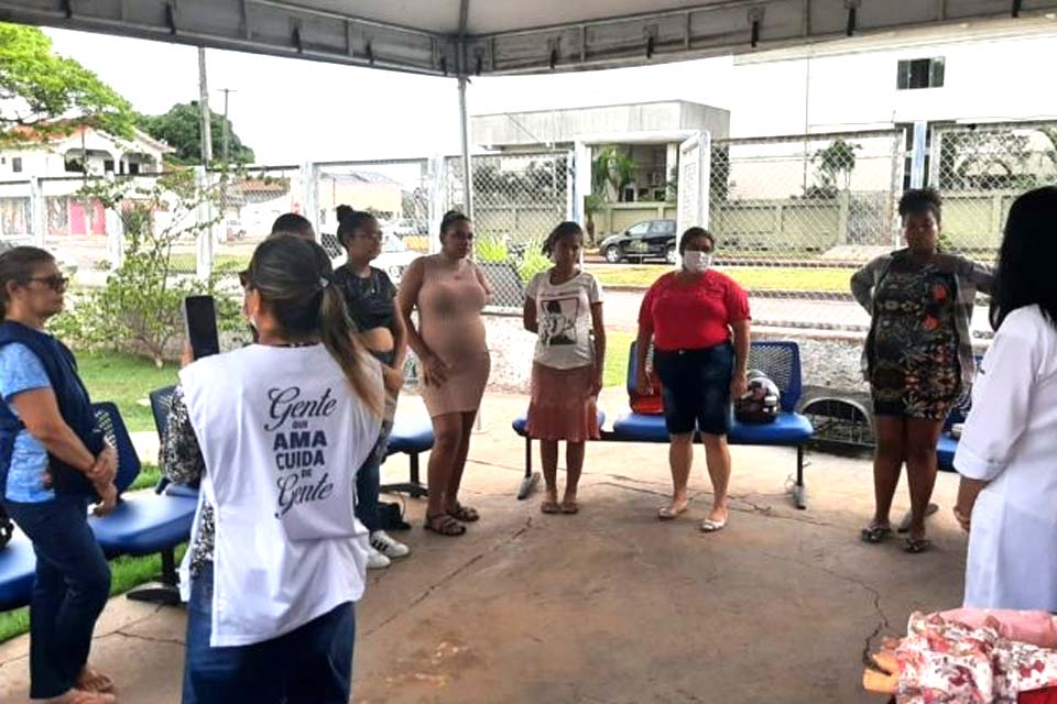 Unidade de Saúde Albert Sabin realizou Roda de apoio a Gestantes