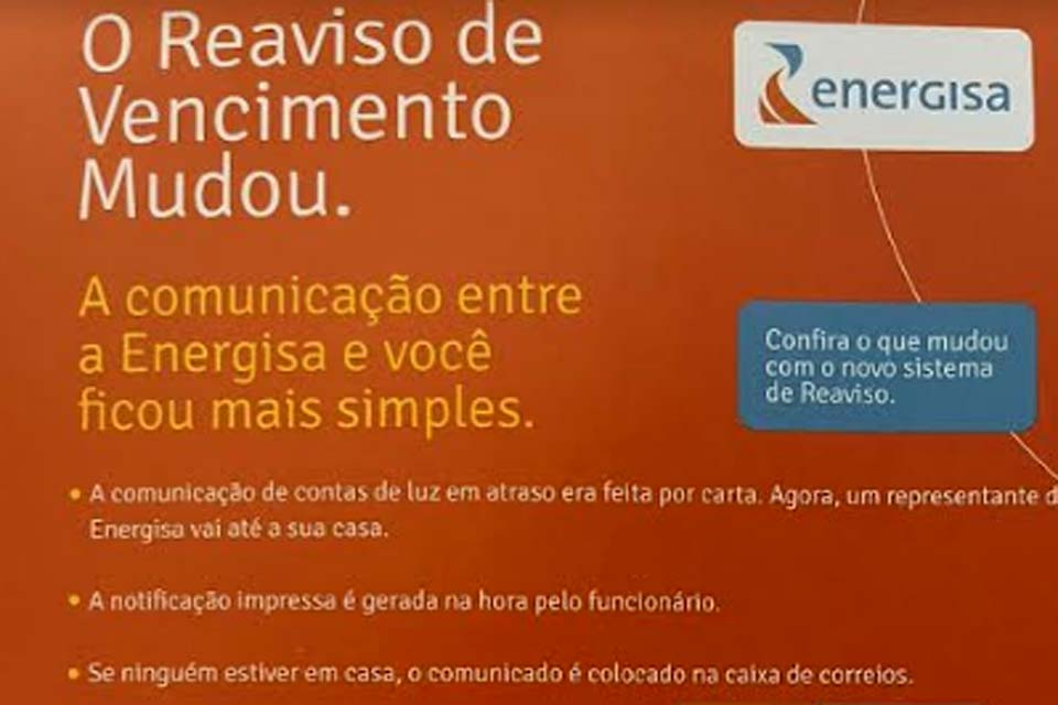 Comunicado de vencimento de fatura de energia agora é entregue impresso na residência do cliente