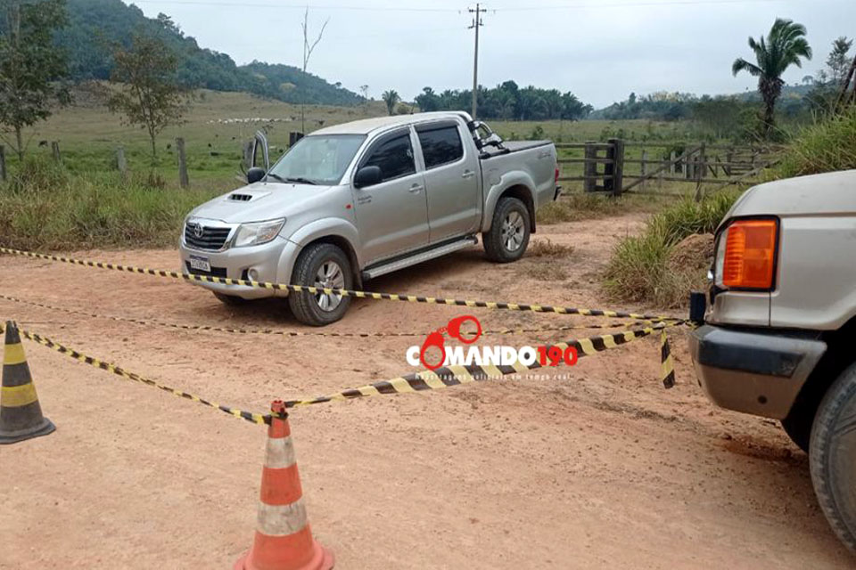 Avô e neta são mortos a tiros em Nova Colina, distrito de Ji-Paraná