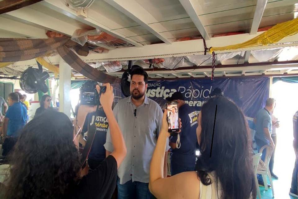 Deputado Jean Oliveira participa da ação da Justiça Rápida Itinerante no Baixo Madeira