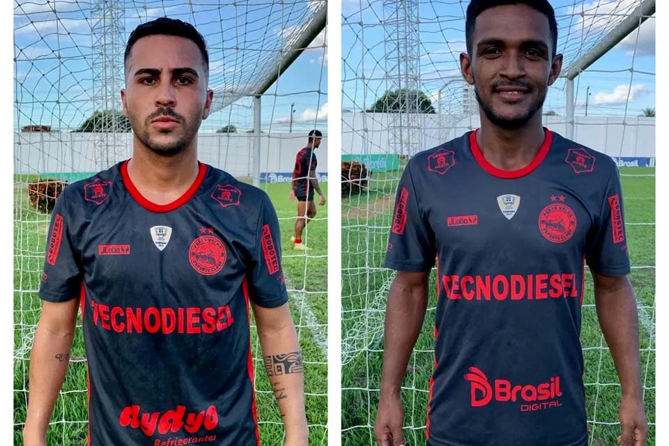 Porto Velho apresenta Cabelo e Juninho, ex-Genus, para a Série D; atacante é regularizado