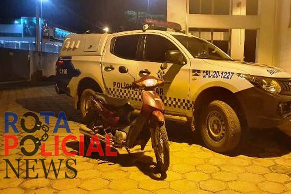 Marginal rouba moto de esposa de policial e prática outros roubos em Vilhena