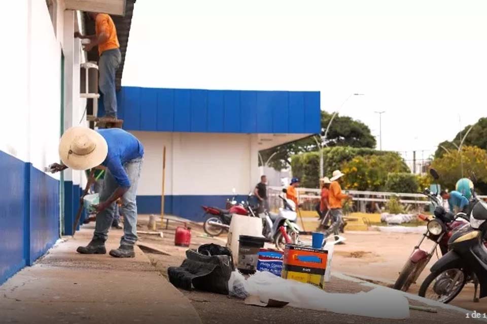 Força Tarefa realiza limpeza e manutenção na UPA e no Hospital Regional