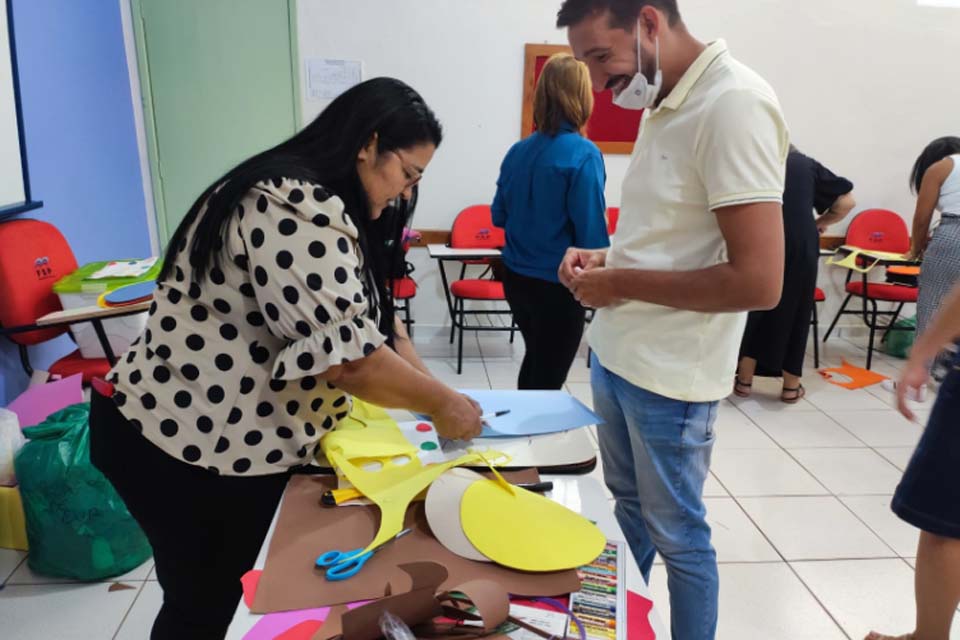 Professores do de 1⁰ ao 5⁰ ano participam de oficina com tema Dificuldades de Aprendizagem