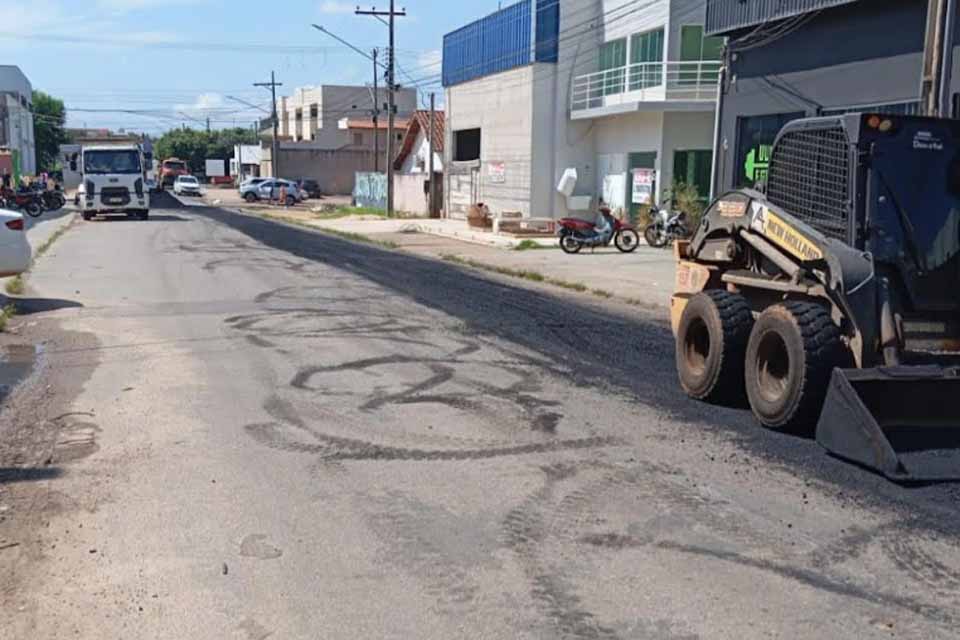 Semosp intensifica recuperação de ruas no bairro Nova Brasília