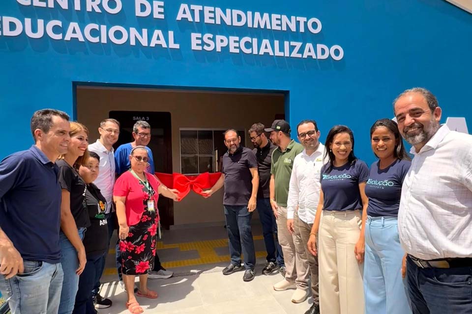 Deputado Laerte Gomes participa da inauguração das novas instalações da Apae de Ji-Paraná