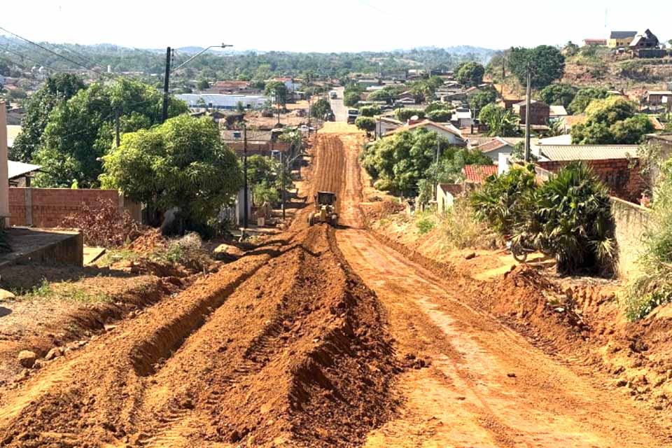 Mais oito trechos de ruas do Setor 4 receberão pavimentação asfáltica