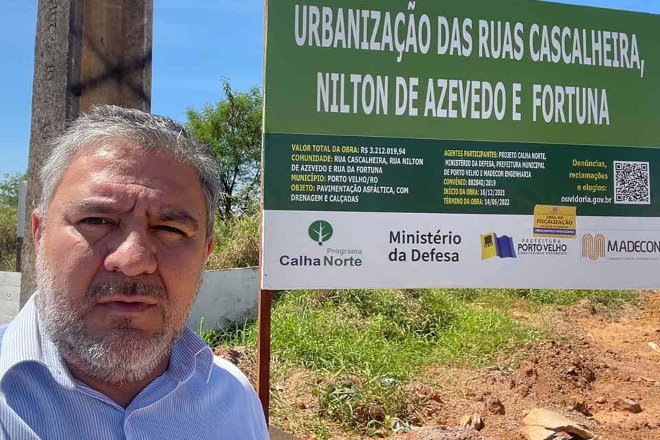 Vereador Fogaça busca informações sobre asfalto de emendas parlamentares do ex-deputado federal Lindomar Garçom