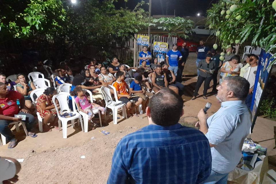 Fogaça reforça compromissos em reuniões em Candeias do Jamari e Bairro Planalto II