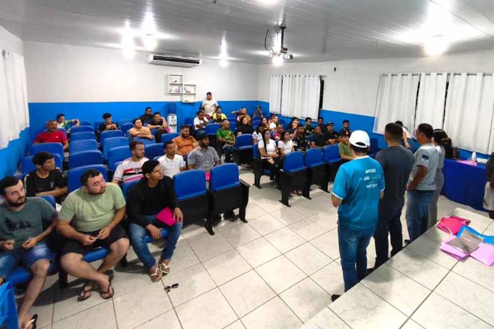 Curso de formação de árbitros reúne mais de 60 participantes em Jaru