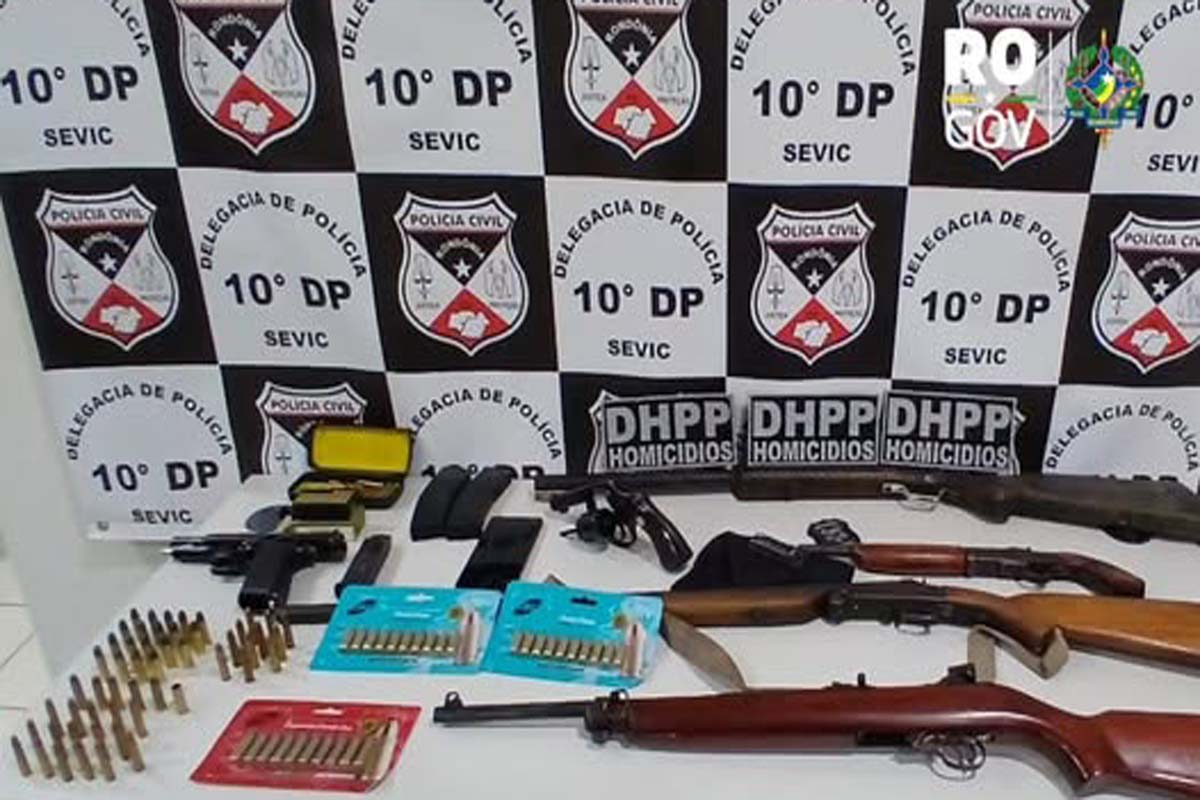 Polícia Civil prende suspeito de homicídio e apreende armas em Abunã